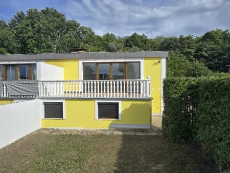 Doppelhaushälfte, Westansicht, Garten, Terrasse