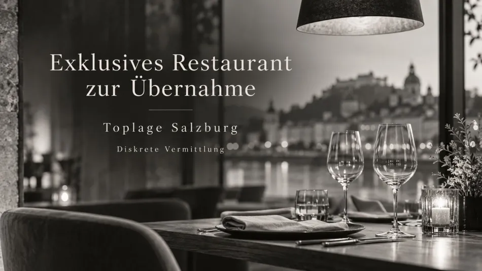 Exklusive Gelegenheit – Toplage direkt an der Salzach | Modernes Restaurant mit hervorragender Reputation zur Übernahme - Titelbild