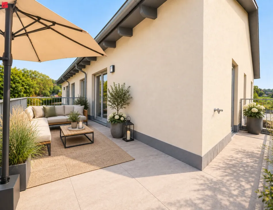 Erstbezug – lichtdurchflutete Wohnung mit Südwestbalkon - Bild