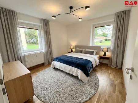 Schweigerstraße 12, Schlafzimmer Einrichtungsvorschlag KI_generiert