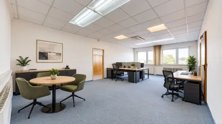 Büro 2 – Ausstattungsbeispiel – virtuell möbliert