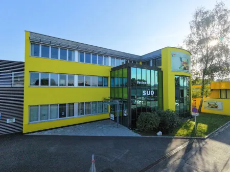 Luftbild Eingangsbereich