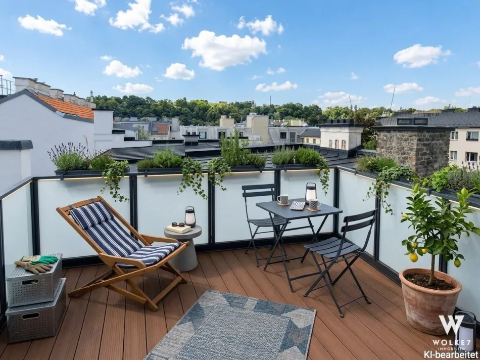 Modernes Wohnen in Döbling | 4 Zimmer | Südbalkon | Klimaanlage - Bild