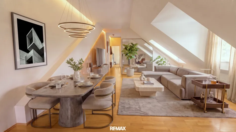 In Alt-Penzing I Ruhiges Refugium mit Wiener Charme I Stylische Dachgeschosswohnung - Titelbild