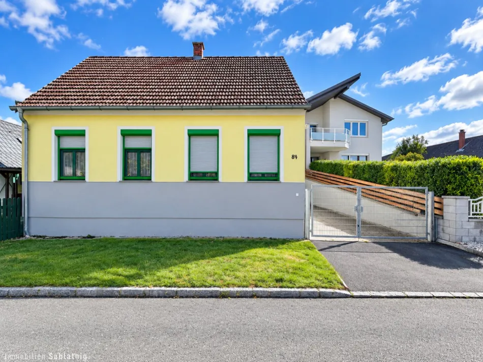 Vollsaniertes 3-Zi-Einfamilienhaus mit Garten & Carport in Schachendorf! - Titelbild
