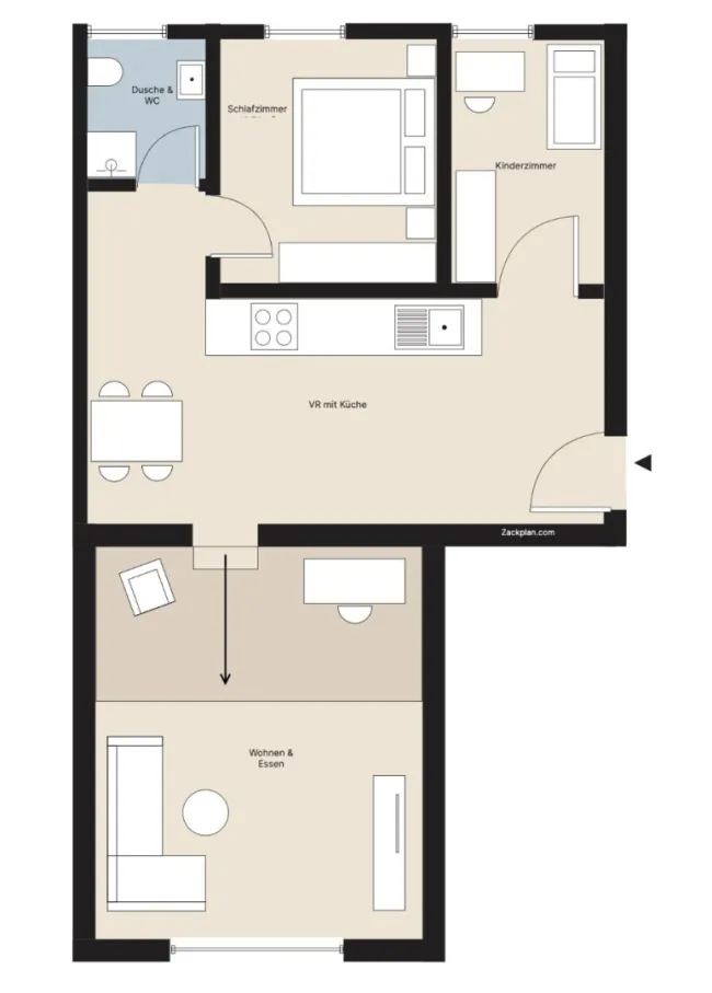 Schöne 3 Zimmer Wohnung direkt am Hauptplatz! - Titelbild