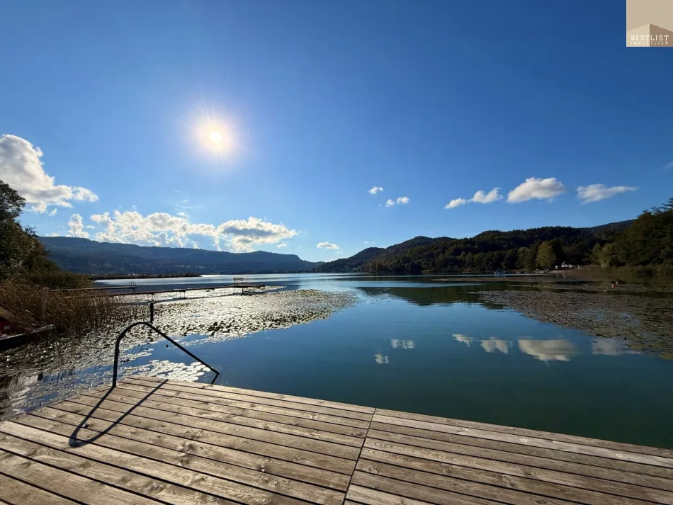 Traumhafter Rundumblick - helle Ferienwohnung mit großzügigen Terrassen in Keutschach am See in Kärnten! - Bild