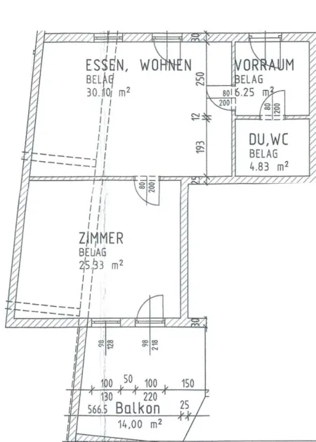 Ab August verfügbar: 2-Zimmer-Whg mit großem Balkon und Terrasse am Hauptplatz Jennersdorf