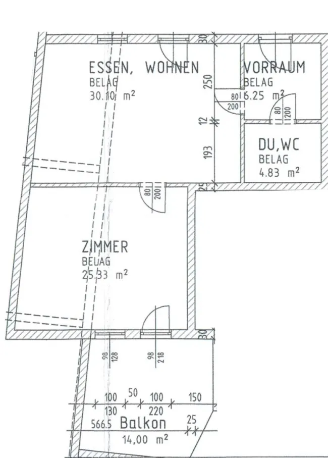 Ab August verfügbar: 2-Zimmer-Whg mit großem Balkon und Terrasse am Hauptplatz Jennersdorf - Bild