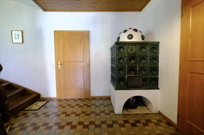 Kachelofen Vorraum