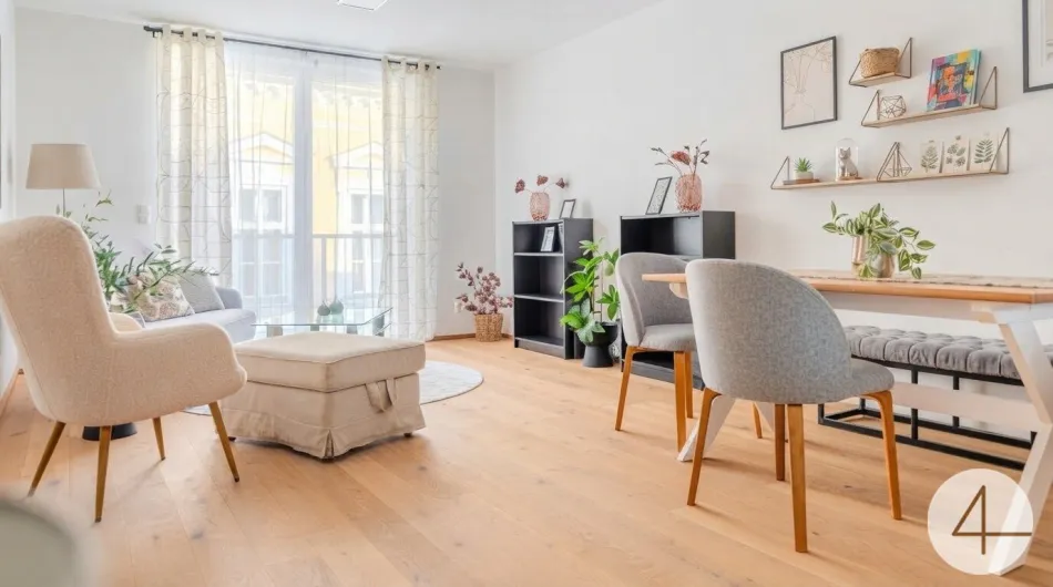 Moderne Neubauwohnung mit Terrasse – Kurzzeitvermietung erlaubt! vermietet bis 31.08.2028 - Titelbild