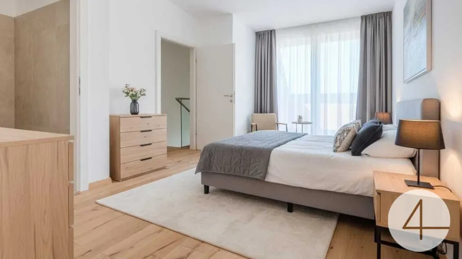 Moderne Neubau-Etagenwohnung mit Dachterrasse – befristet vermietet bis 31.01.2030 - Bild