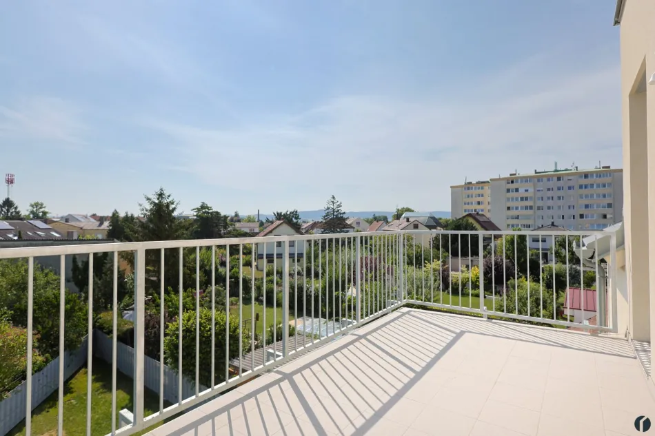 Aussicht vom Balkon