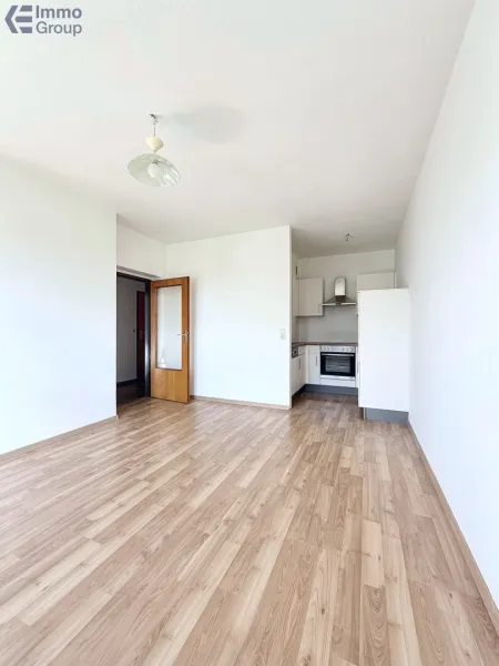 Wohnzimmer mit Küche