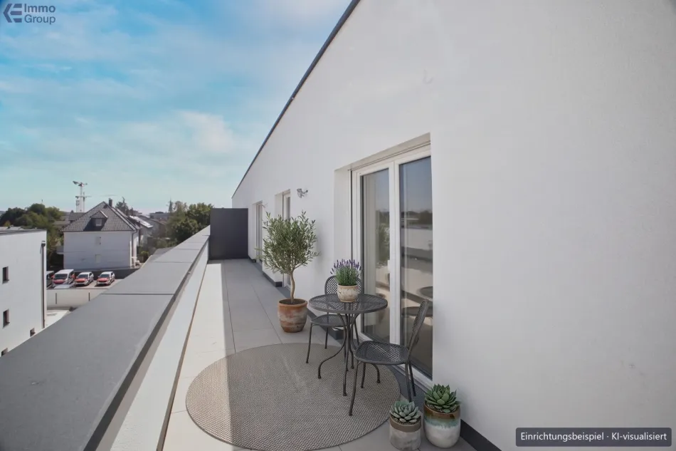 Neubau-Erstbezug Traun: 4 Zimmer, 109 m², 77 m² Terrasse, Top 11 - Titelbild