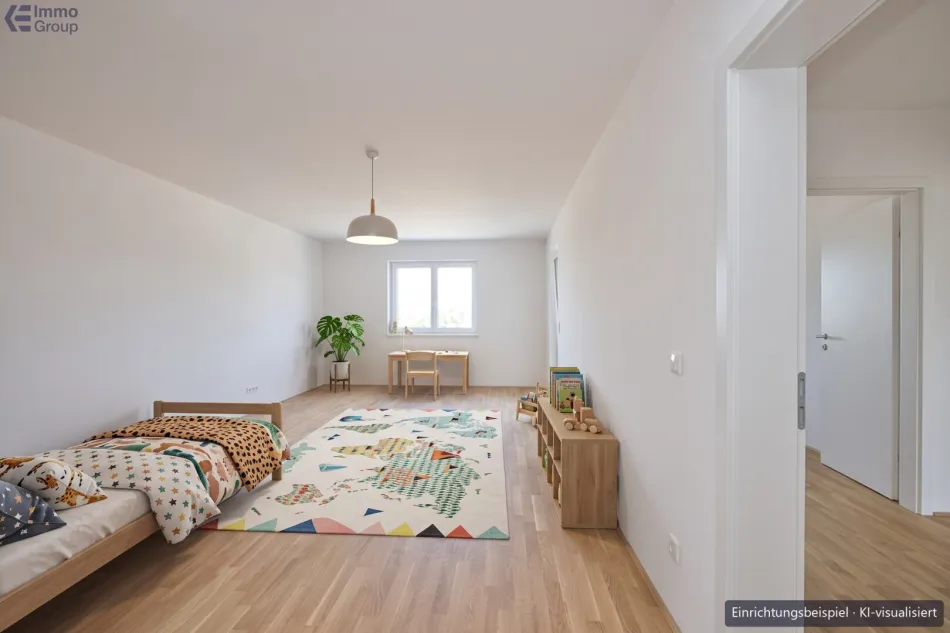 Neubau-Erstbezug Traun: 2 Zimmer, 58 m², Loggia, Top 15 - Titelbild