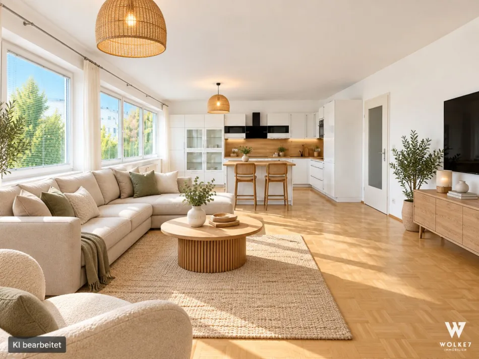 ++ Lichtdurchflutete 3-Zimmer-Wohnung in Liesing inkl. Garage & Lift I Sauna im Haus ++ - Titelbild