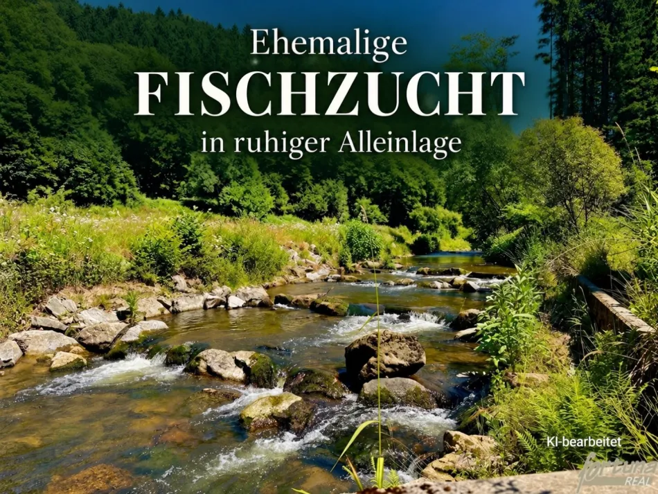 Wo die Natur zuhause ist – Ehemalige FISCHZUCHT mit vielseitigem Potenzial - Titelbild