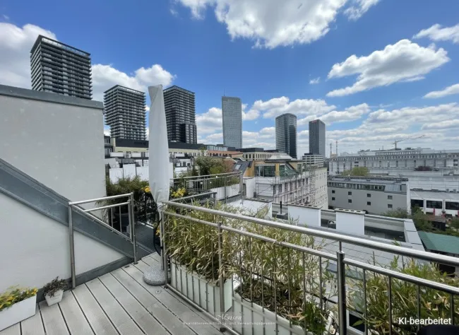 MODERNE 3-ZIMMER DACHTERRASSENMAISONETTE IN 1030 WIEN - Bild