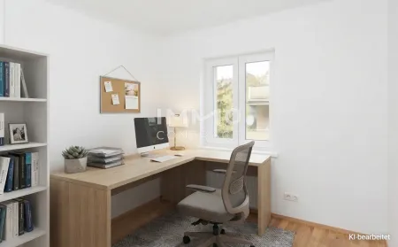 Schlafzimmer 2 KI Generiert Homeoffice