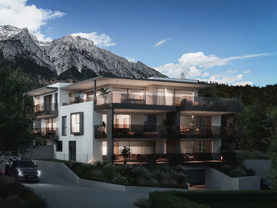 Top W01, 3-Zimmer-Gartenwohnung in exklusiver Ruhelage, "Residenz Vista Birkenweg", 6068 Mils - Titelbild