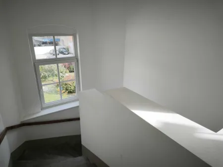 Gepflegtes, helles Stiegenhaus