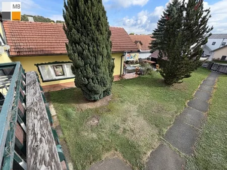 Blick vom Balkon
