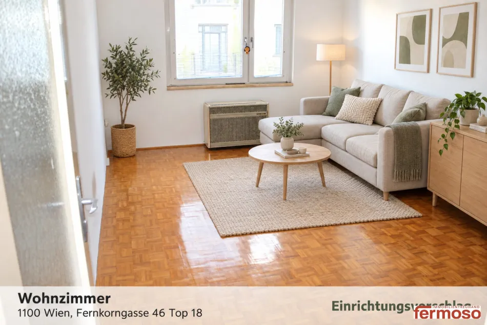 Charmante 3-Zimmer-Wohnung, 69m², 3. Etage, 1100 Wien, teilrenoviert, nur 199.000€, Eigentum in Favoriten, Gut angebunden - ehrlich bepreist. - Titelbild