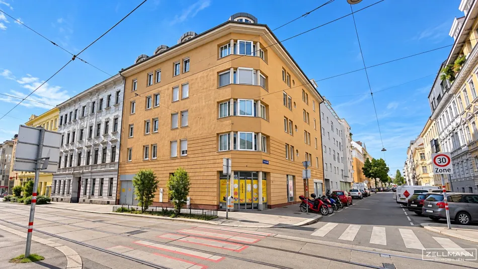 HERNALS | Geschäftslokal / Büro / Einzelhandel / Lagerräume | befristet vermietet bis Ende 2027 | ZELLMANN IMMOBILIEN - Titelbild