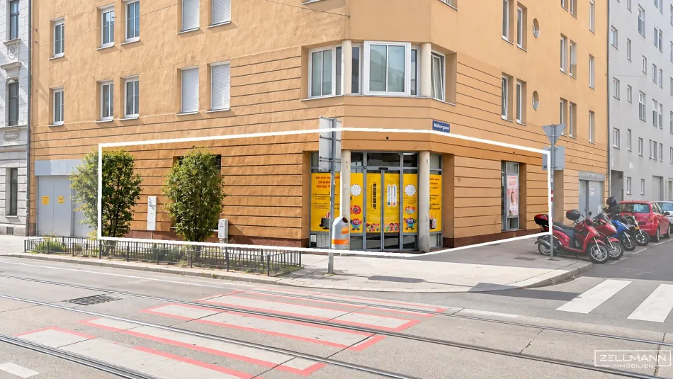 HERNALS | Geschäftslokal / Büro / Einzelhandel / Lagerräume | befristet vermietet bis Ende 2027 | ZELLMANN IMMOBILIEN - Bild