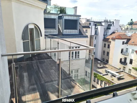 Terrasse über den Dächern Wiens