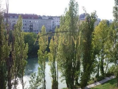 67 m² 2-Zimmer Wohnung mit Wohnküche und direktem Blick auf den Donaukanal , WG-geeignet! - Bild
