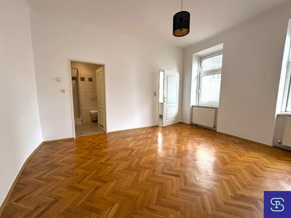 Provisionsfrei: Gartenseitiger 38m² Altbau mit 2 Zimmern u. Einbauküche - 1180 Wien - Bild