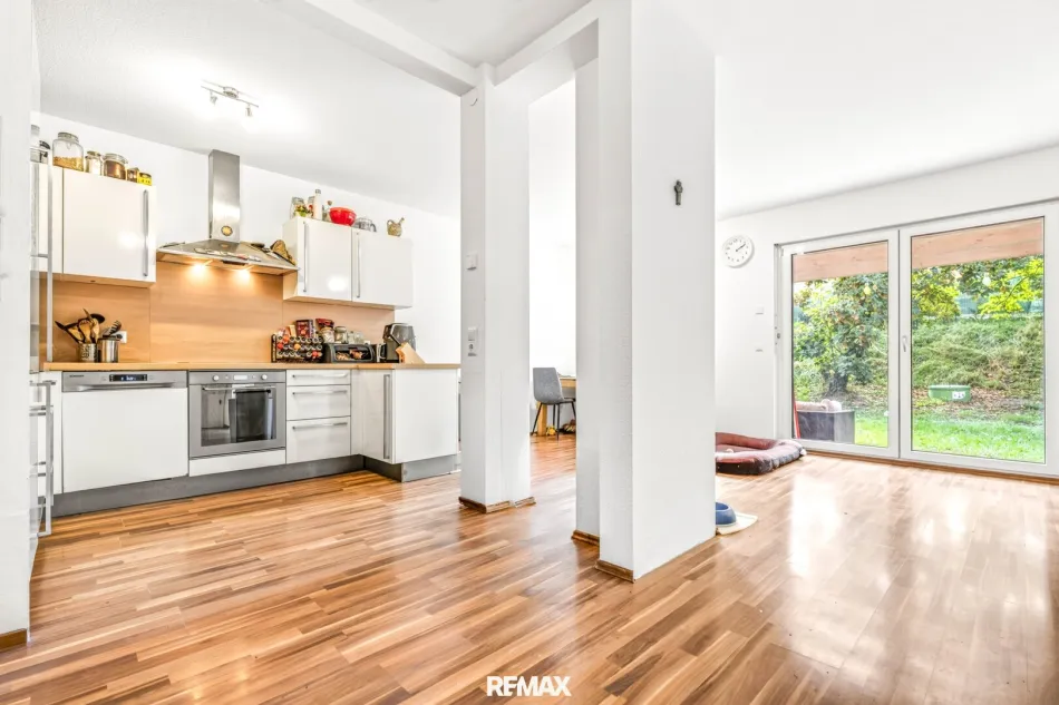Erste Reihe Neue Donau | Einfamilienhaus auf Baurechtsgrund - Bild