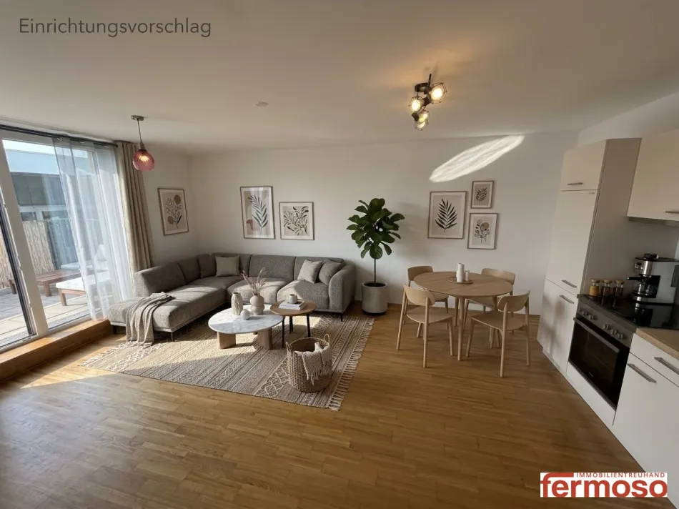 Moderne 2-Zimmer-Terrassenwohnung in 1200 Wien, 6. Stock, mit Fußbodenheizung! - Bild
