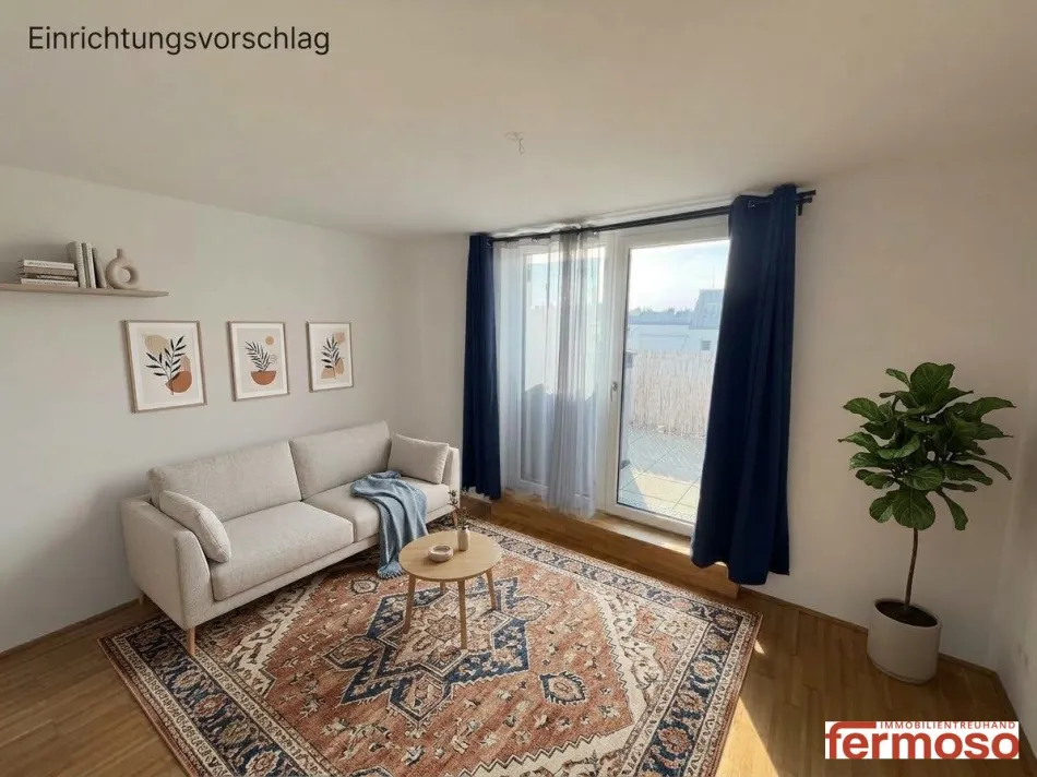 Moderne 2-Zimmer-Terrassenwohnung in 1200 Wien, 6. Stock, mit Fußbodenheizung! - Titelbild