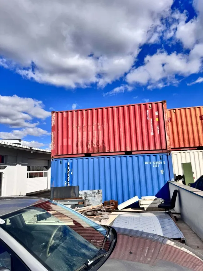Große Lagercontainer 6 m und 12 m – für Material, Werkzeug, Maschinen oder Hausrat, 24/7 zugänglich - Bild