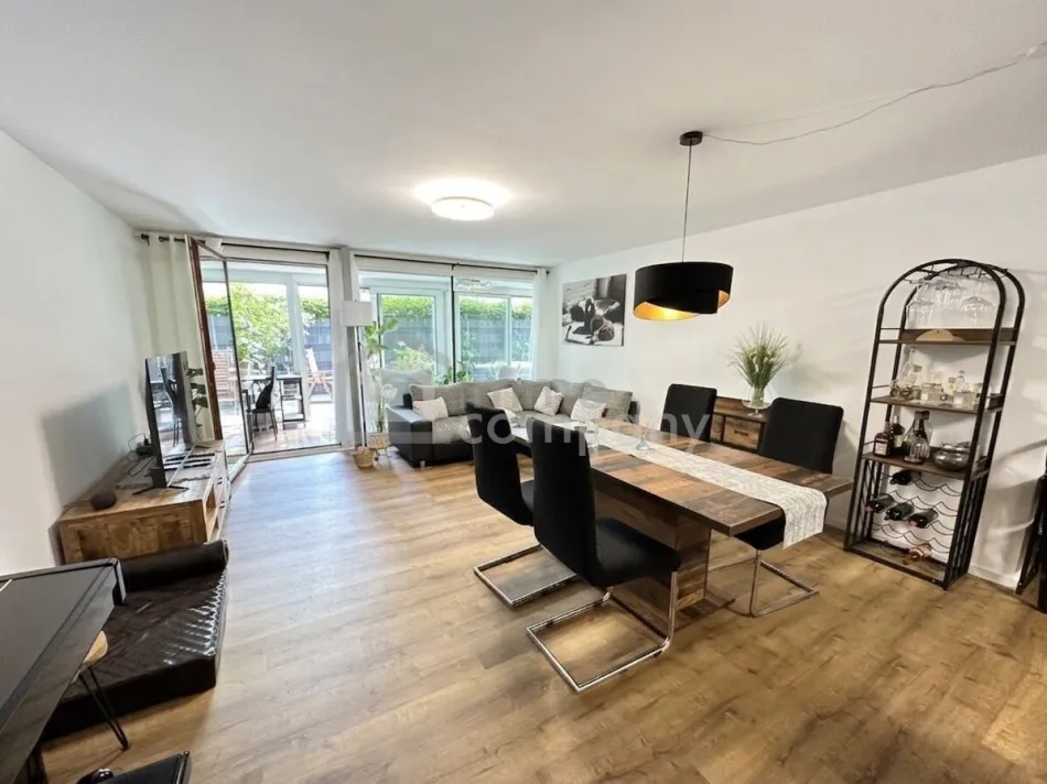 DORNBIRN-Gartenwohnung/Terrassenwohnung, ca. 57 m2 + beheizter, ganzjährig nutzbarer Wintergarten ca. 19 m2, Gesamt-Wohn-NFL ca. 76 m2, Wohnempfinden/Wohlfühl-Atmosphäre wie in einer 3-Zimmer-Wohnung, inkl. 1 TG. + Kellerabteil. - Titelbild