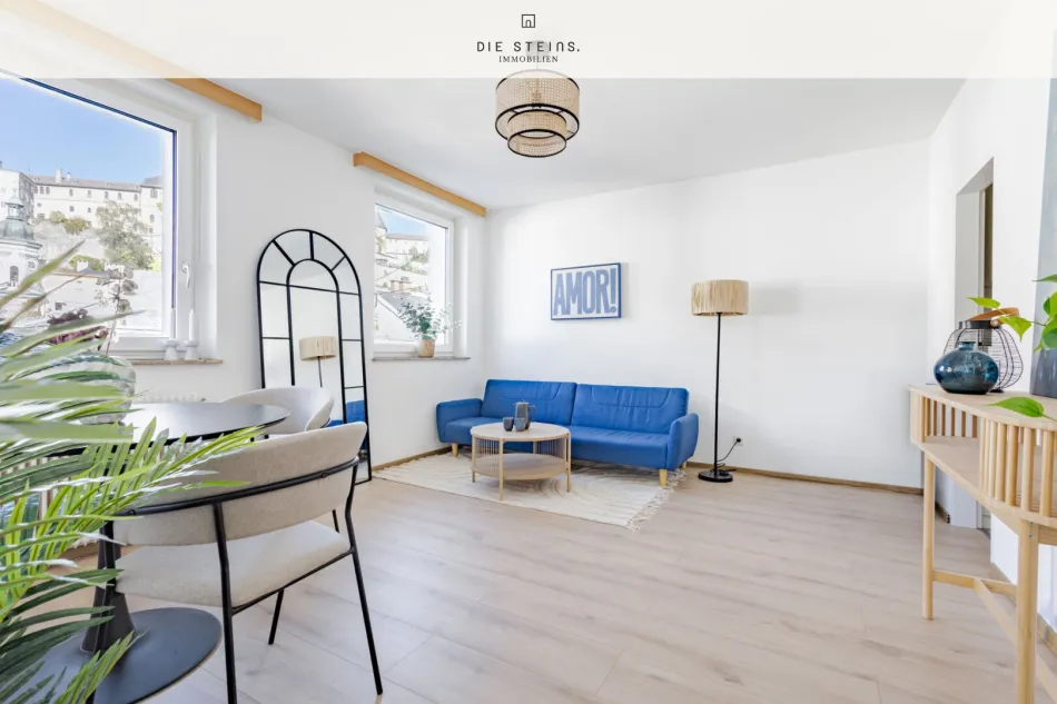 *PROVISIONSFREI* Nonntal: Festungsblick, 2 Zimmer & 2 Tiefgaragenplätze - Bild