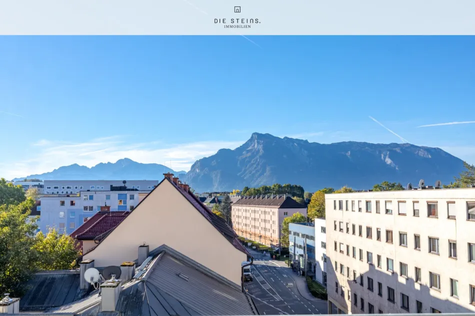 Über den Dächern Salzburgs – Wohnen mit spektakulärem Bergpanorama - Titelbild