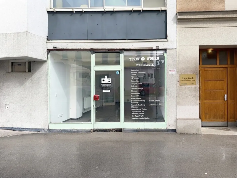 Geschäftslokal in 1120 Wien mit vielfältigen Nutzungsmöglichkeiten | TOP Anbindung - Titelbild