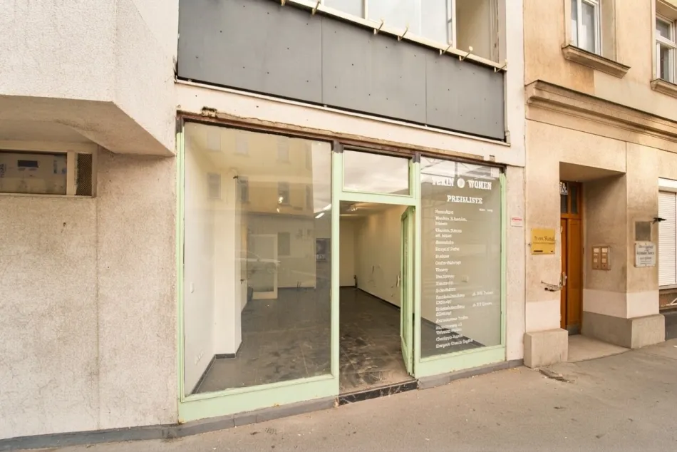 Geschäftslokal in 1120 Wien mit vielfältigen Nutzungsmöglichkeiten | TOP Anbindung - Bild