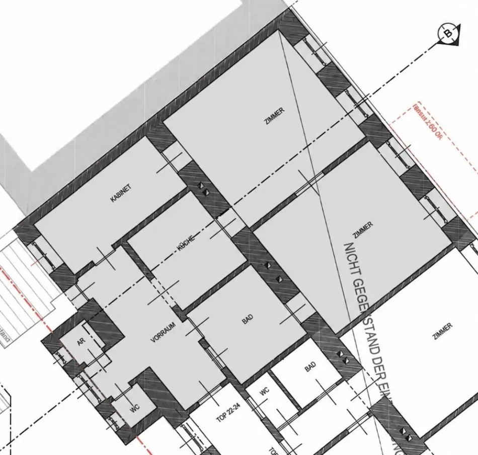 TOPANGEBIT - 79,36 m2 - Sehr gut aufgeteilte Altbauwohnung mit 3,5 Zimmer - Bild