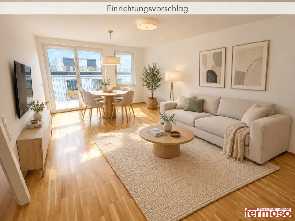 Moderne 2 Zimmer Wohnung mit atemberaubender Terrasse - Titelbild