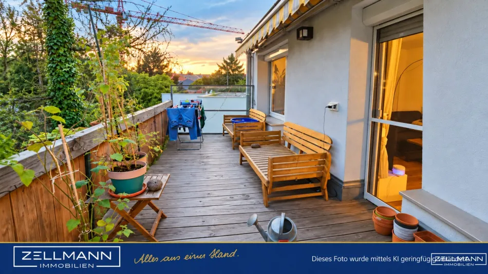 MAUER-LIEBE! Sonnige Maisonette mit Terrasse, Grünblick & Wärmepumpe | ZELLMANN IMMOBILIEN - Titelbild