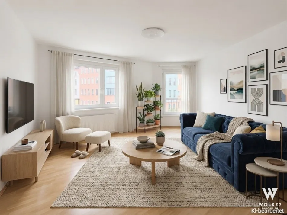 Charmante 2-Zimmer-Wohnung mit Einbauküche im 3. Liftstock | 1 Gehminute U1 Reumannplatz | Quellenplatz - Titelbild