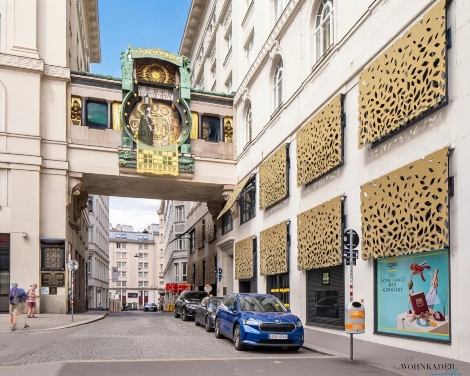 High-Class Living im Herzen Wiens - Exklusive, vollmöblierte Wohnung in renommiertem Haus am Hohen Markt - Titelbild