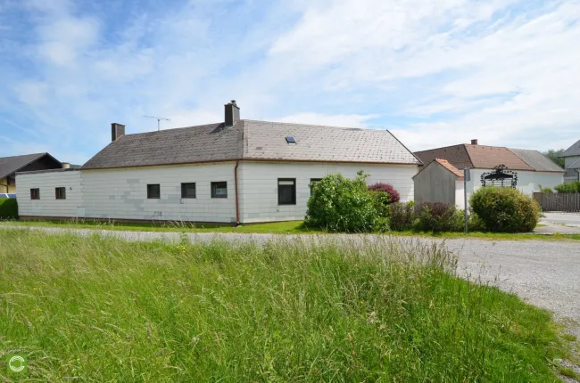 CHRISTOPH CHROMECEK IMMOBILIEN - BAD VÖSLAU / Großau - Zweifamilienhaus mit Werkstatt und Garage! - Bild