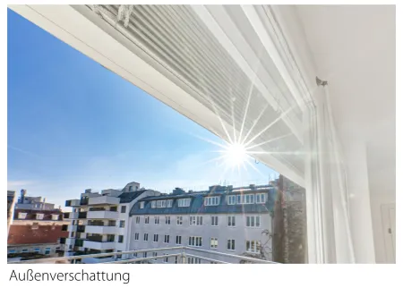 Außenliegender Sonnenschutz