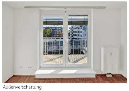 Außenliegender Sonnenschutz
